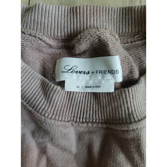 Trap Bowery Sweatshirt Brown TieDye Oversized Pullover Lovers & Friends USA Made - Picture 5 of 6